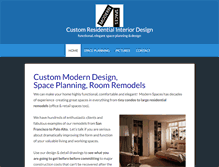 Tablet Screenshot of modernspaces.com